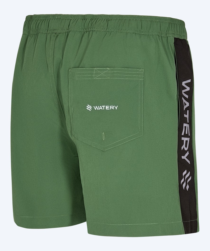 Watery swim shorts for men - Signature Eco - Dust Green