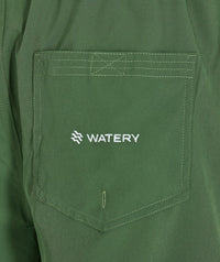 Watery swim shorts for men - Signature Eco - Dust Green