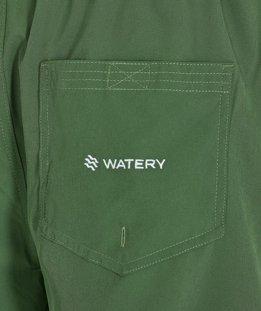 Watery swim shorts for men - Signature Eco - Dust Green