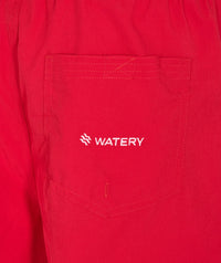 Watery swim shorts for men - Signature Eco - Red