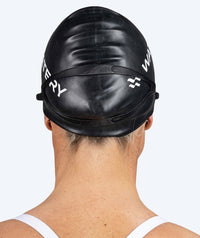 Watery swimming cap for long hair - Signature - Black