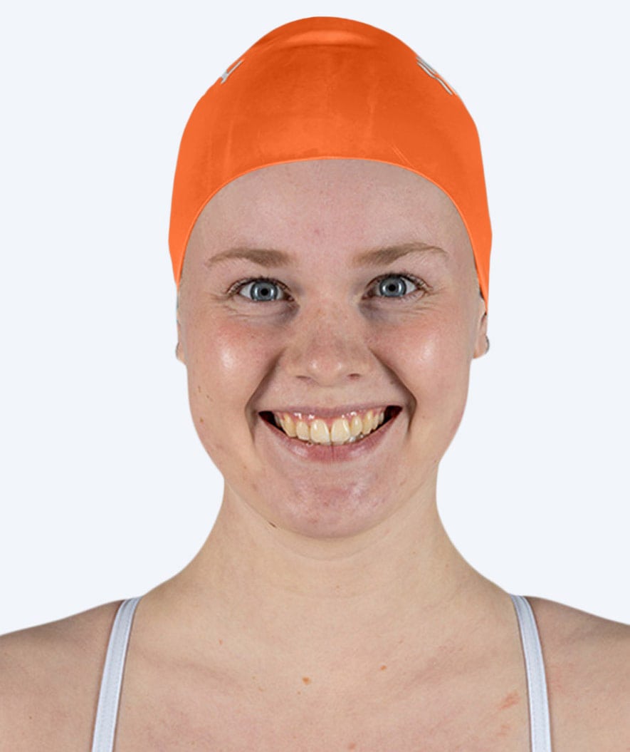 Watery swim cap for long hair - Signature - Orange