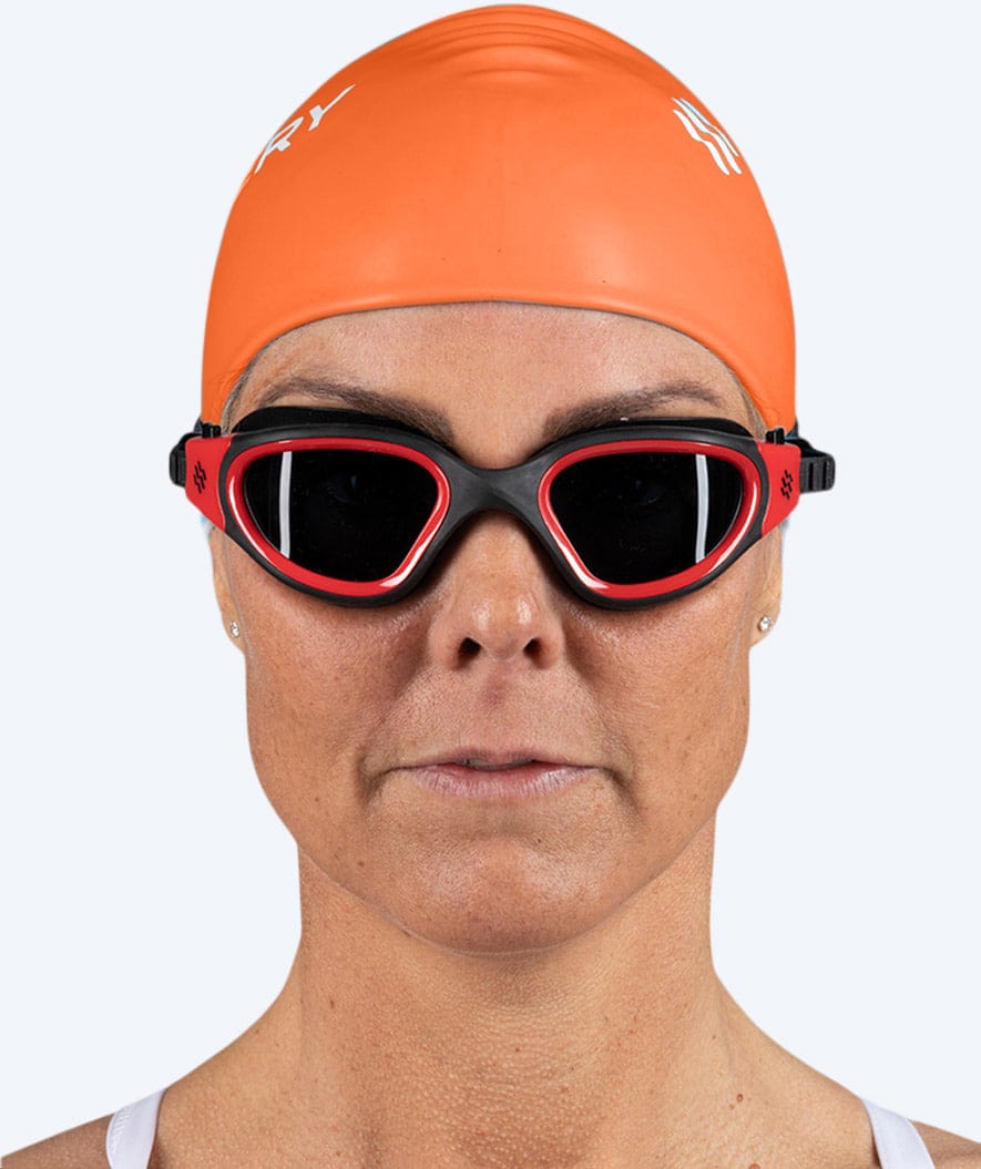 Watery swim cap for long hair - Signature - Orange