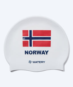 Watery swimming cap - Norway - White