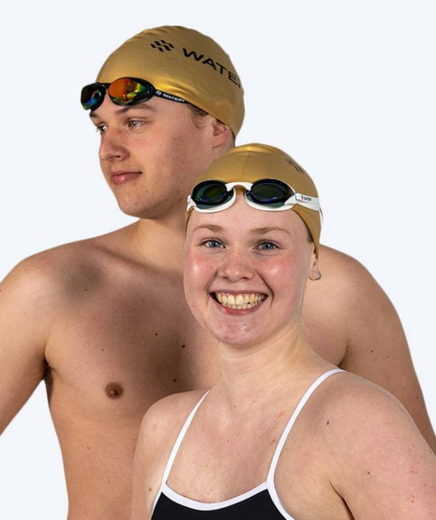 Watery swimming cap (from 10 years) - Signature - Dark blue