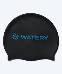 Watery swimming cap - Signature Metallic - Black/blue