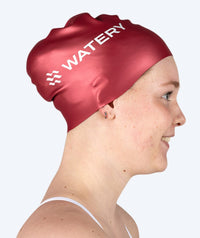 Watery swim cap (from 12 years) - Signature - Bordeaux
