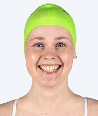 Watery swimming cap (from 10 years) - Signature - Fluo green
