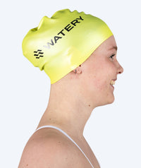 Watery swimming cap (from 10 years) - Signature - Fluo Yellow