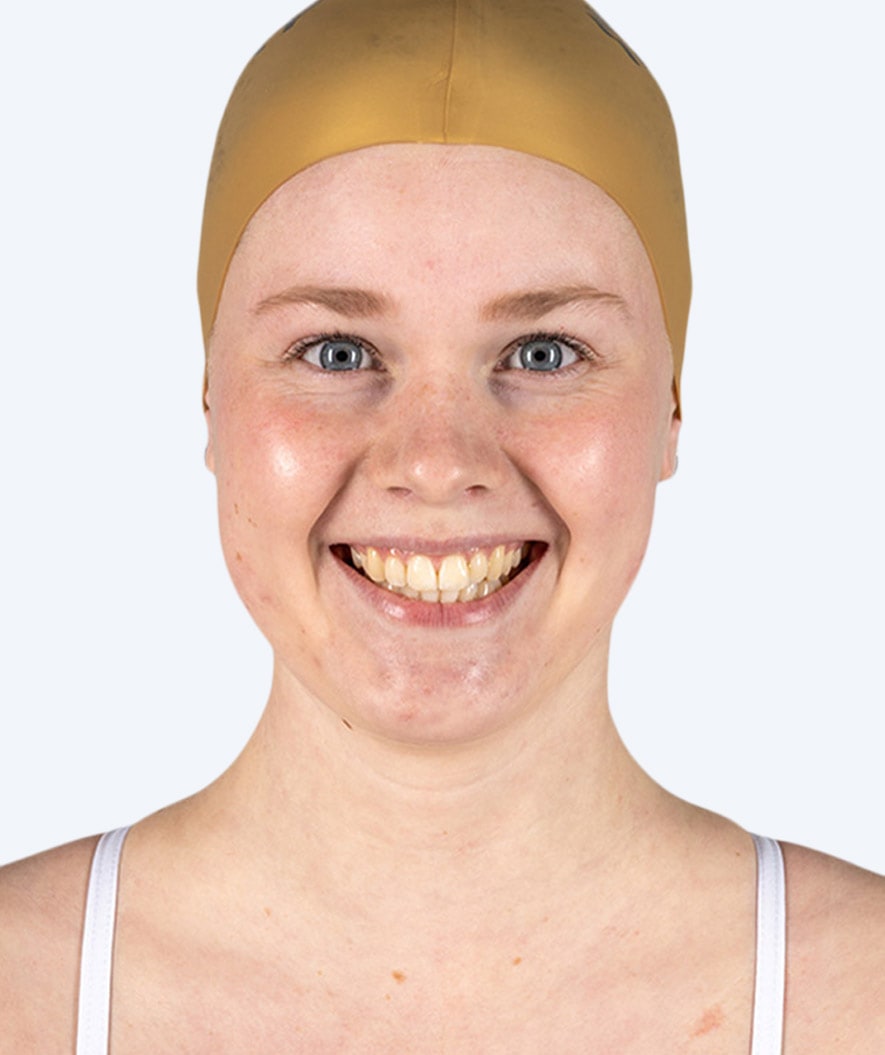 Watery swimming cap (from 10 years) - Signature - Gold