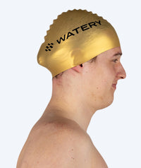 Watery swimming cap (from 10 years) - Signature - Gold