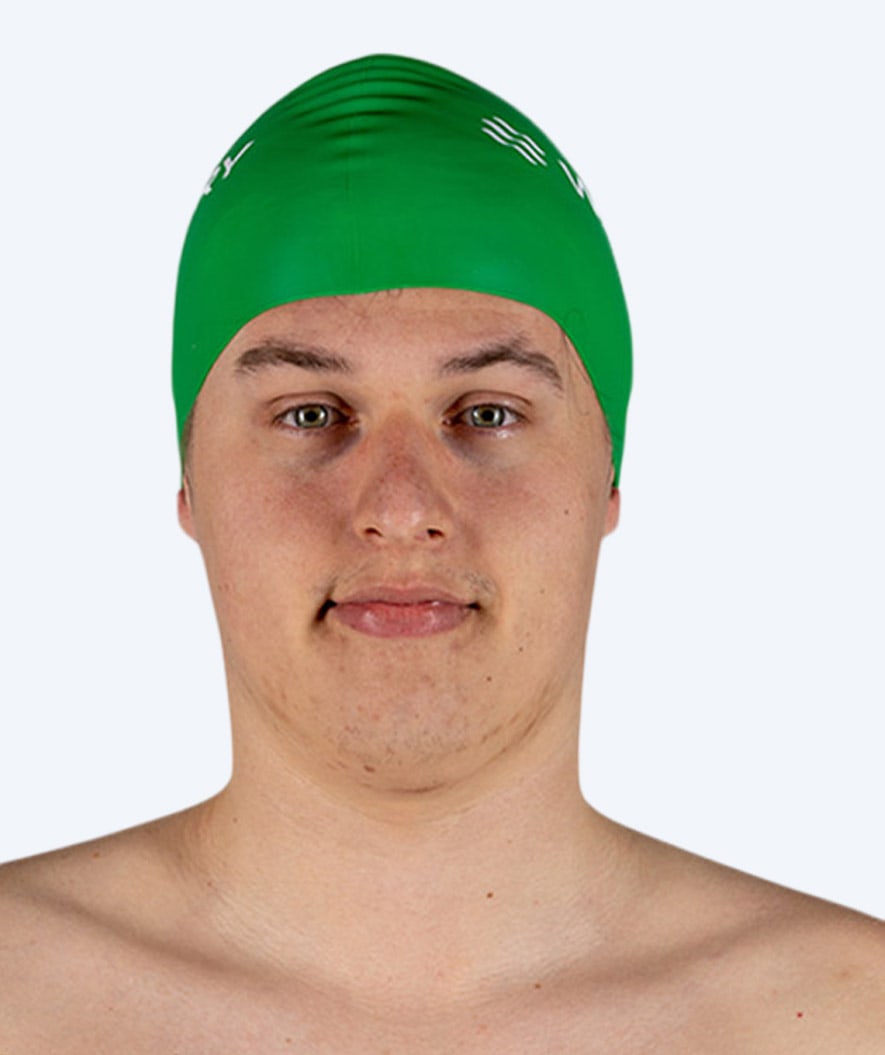 Watery swimming cap (from 10 years) - Signature - Green