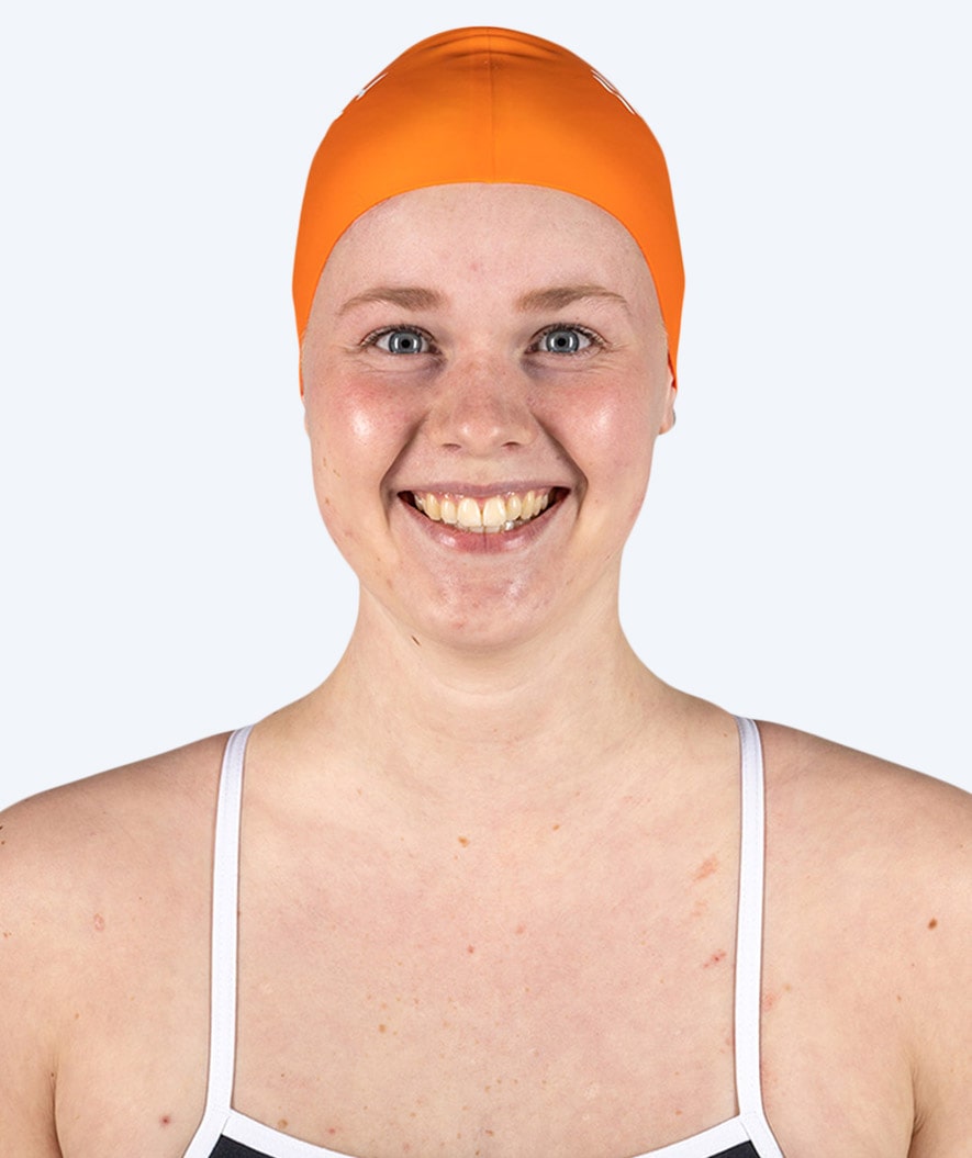 Watery swim cap (from 12 years) - Signature - Orange