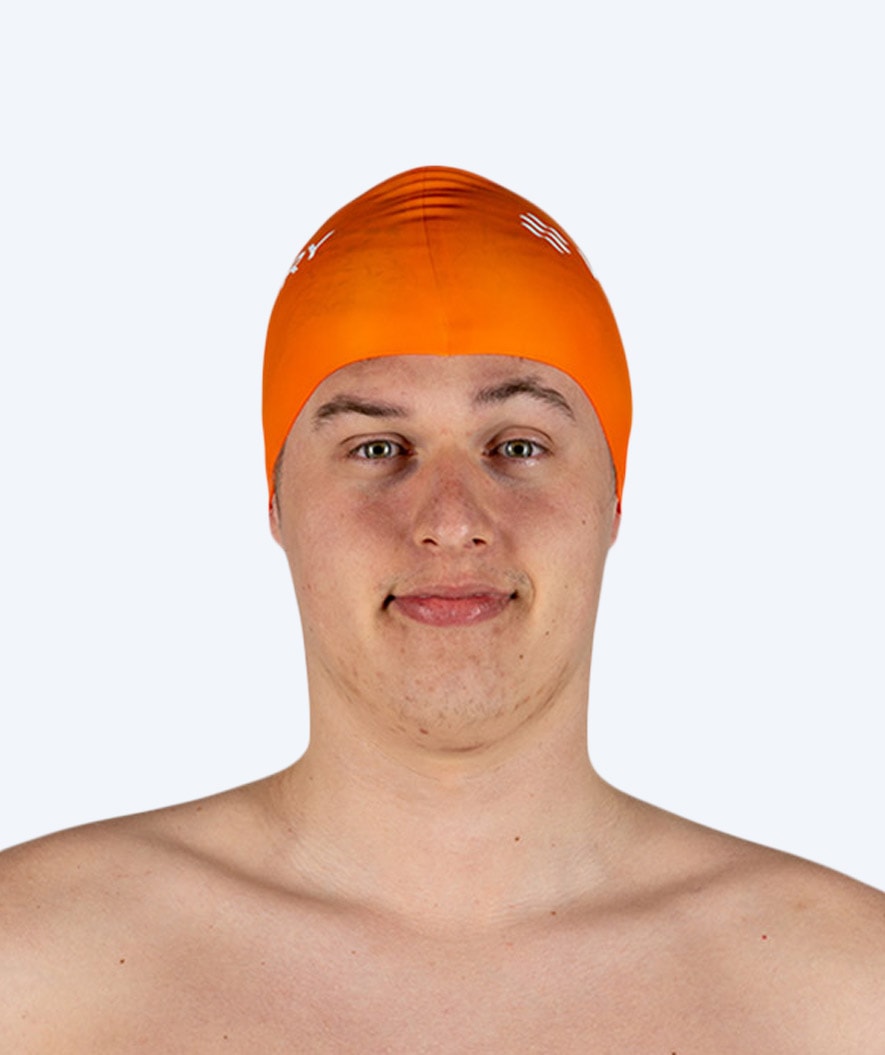Watery swim cap (from 12 years) - Signature - Orange