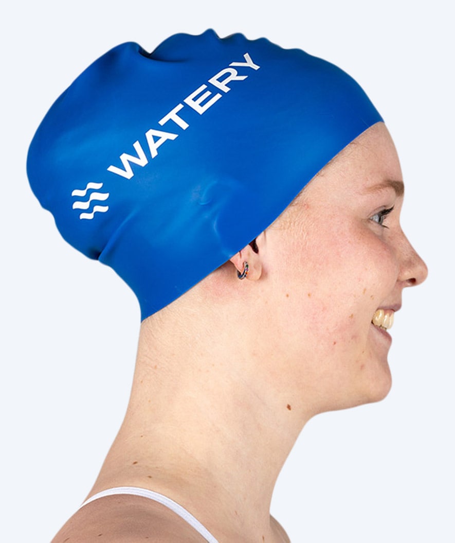 Watery swimming cap (from 10 years) - Signature - Royal Blue