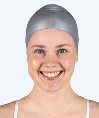 Watery swimming cap (from 10 years) - Signature - Silver