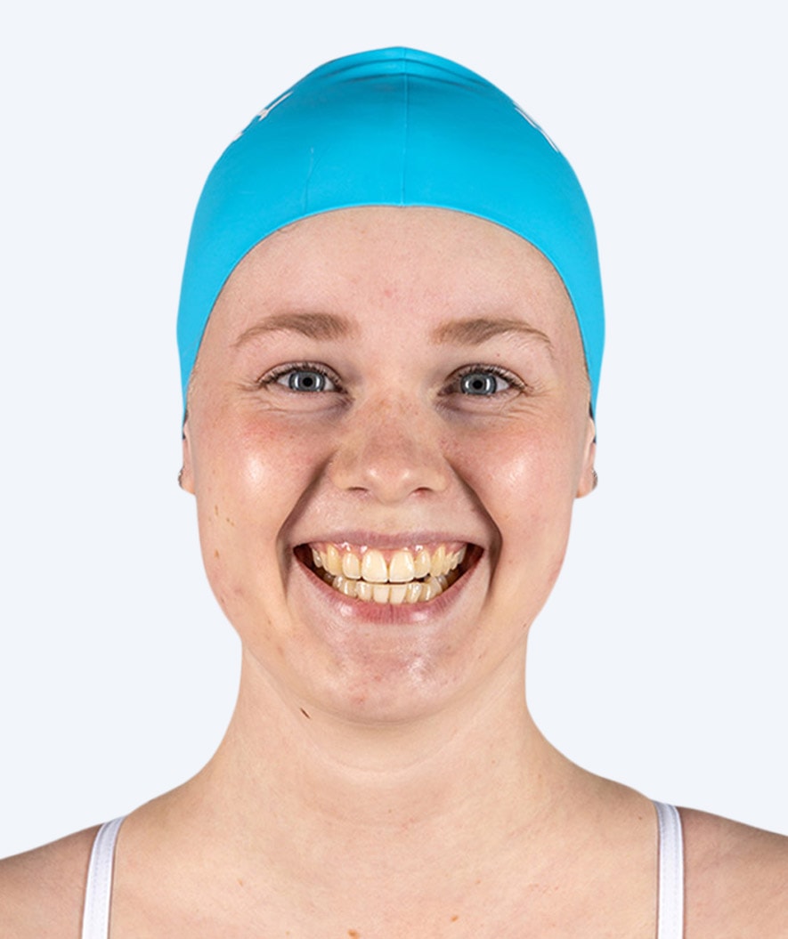Watery swimming cap (from 10 years) - Signature - Sky Blue