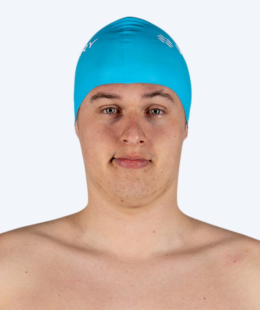 Watery swimming cap (from 10 years) - Signature - Sky Blue