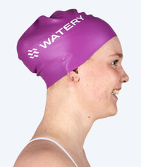Watery swim cap (from 12 years) - Signature - Violet