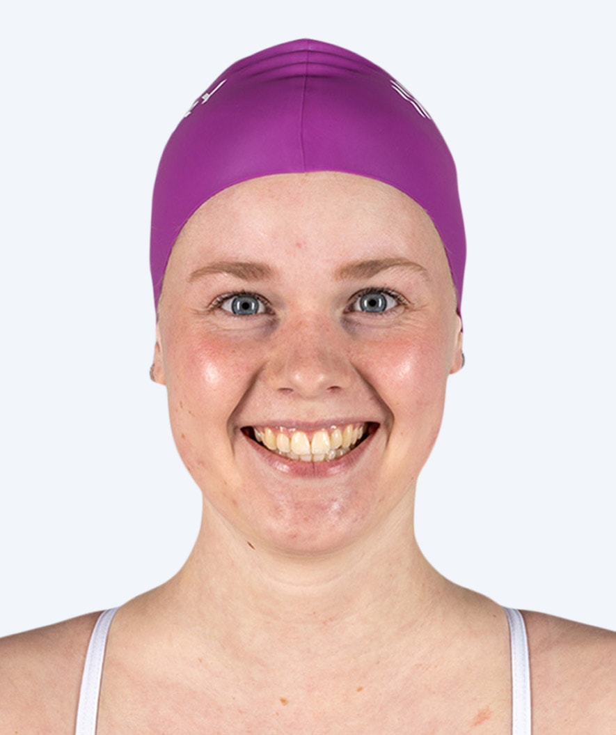 Watery swim cap (from 12 years) - Signature - Violet