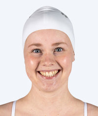 Watery swimming cap (from 10 years) - Signature - White