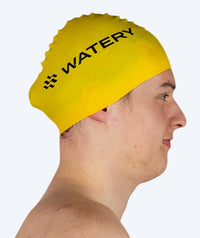 Watery swim cap (from 12 years) - Signature - Yellow