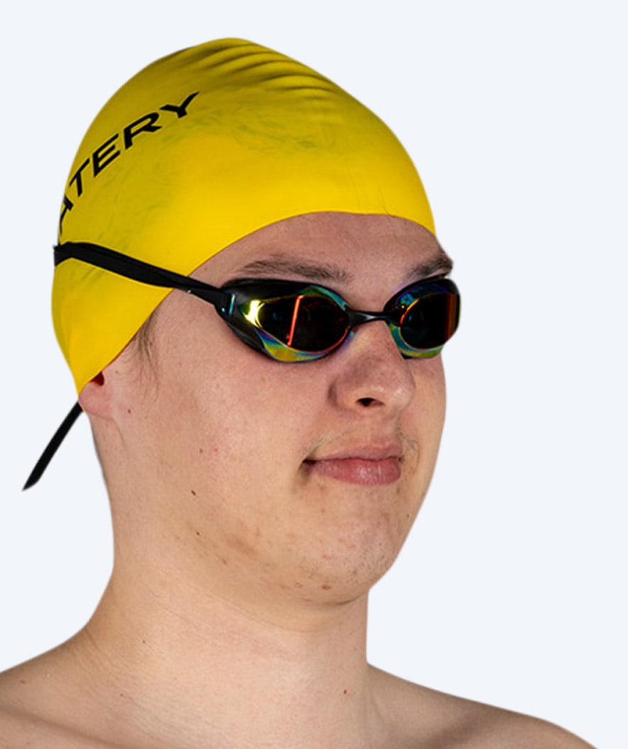 Watery swimming cap (from 10 years) - Signature - Yellow