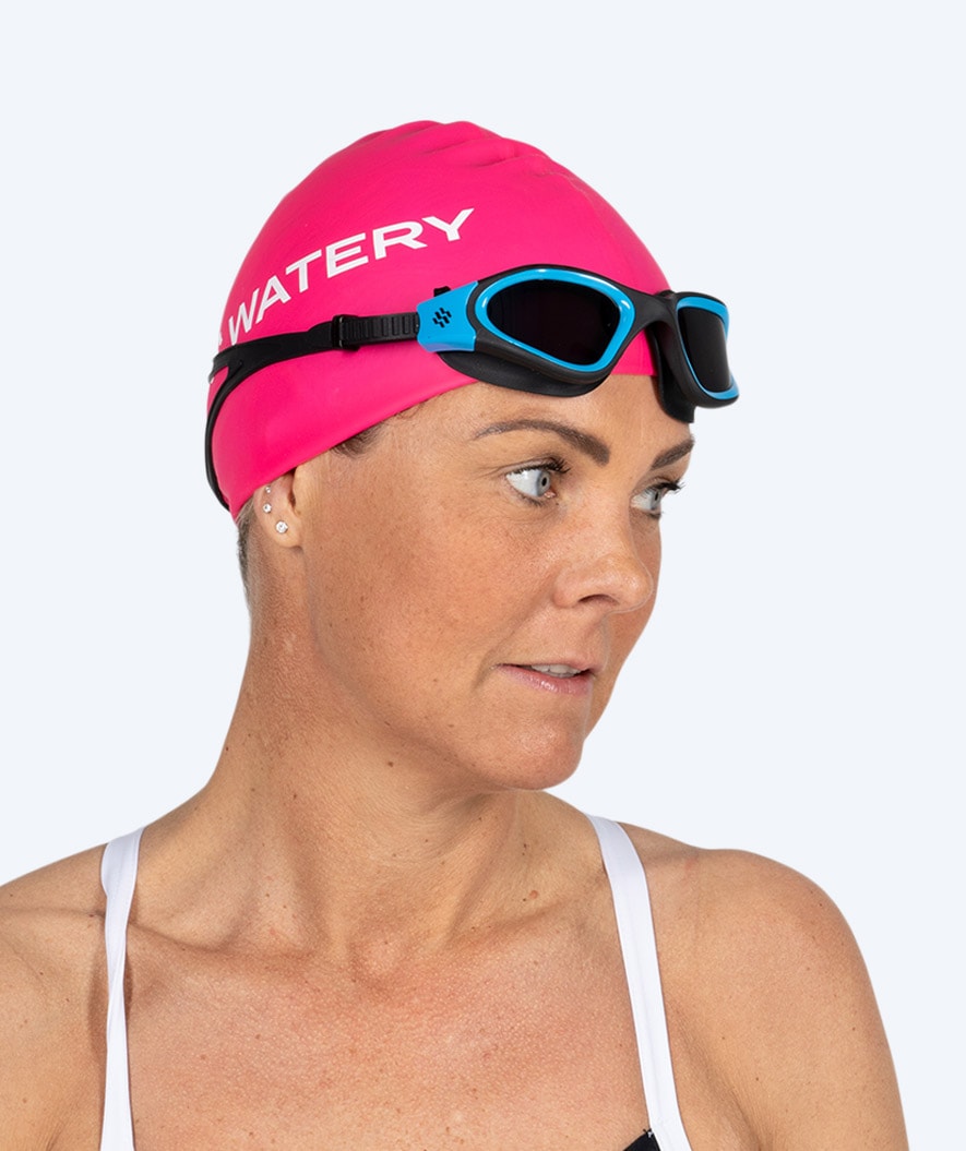 Watery swimming cap (from 10 years) - Signature - Pink