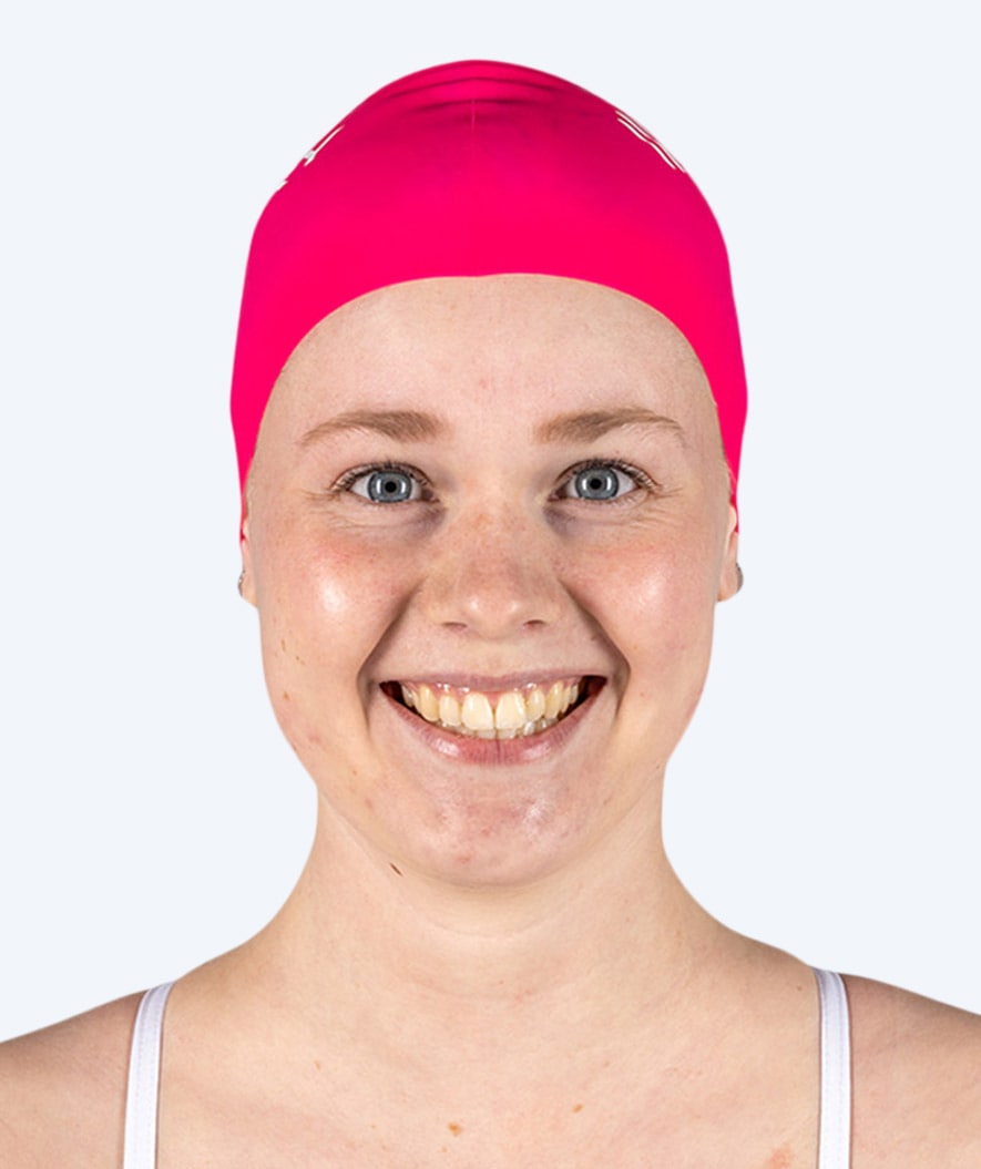Watery swimming cap (from 10 years) - Signature - Pink