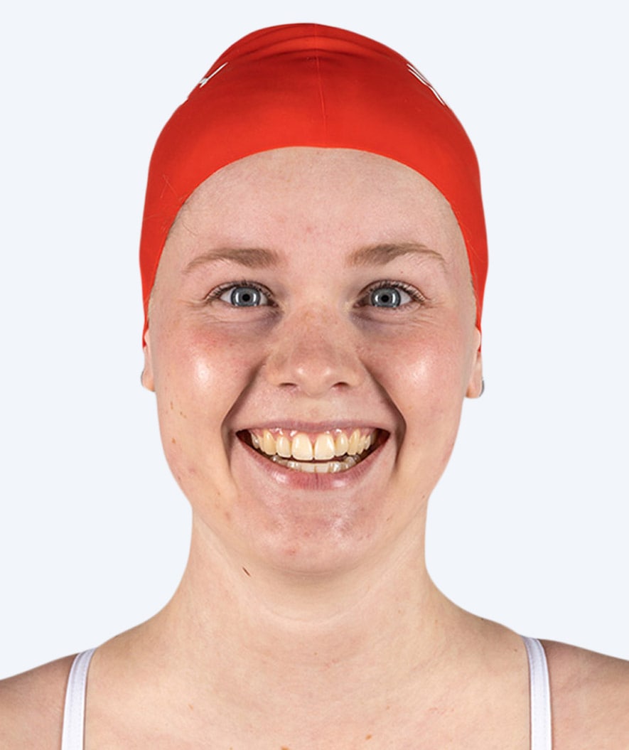 Watery swimming cap (from 10 years) - Signature - Red