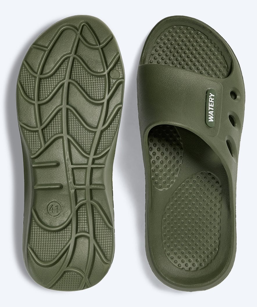 Watery swim sandals for men - Sirina - Green