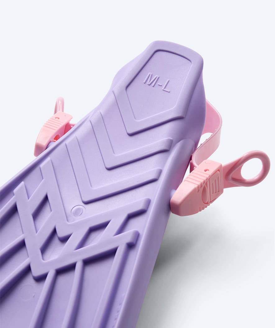 Watery diving fins for adults - Skipper - Purple