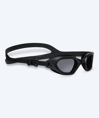 Watery exercise swim goggles - Sonar - Black (Smoke lens)