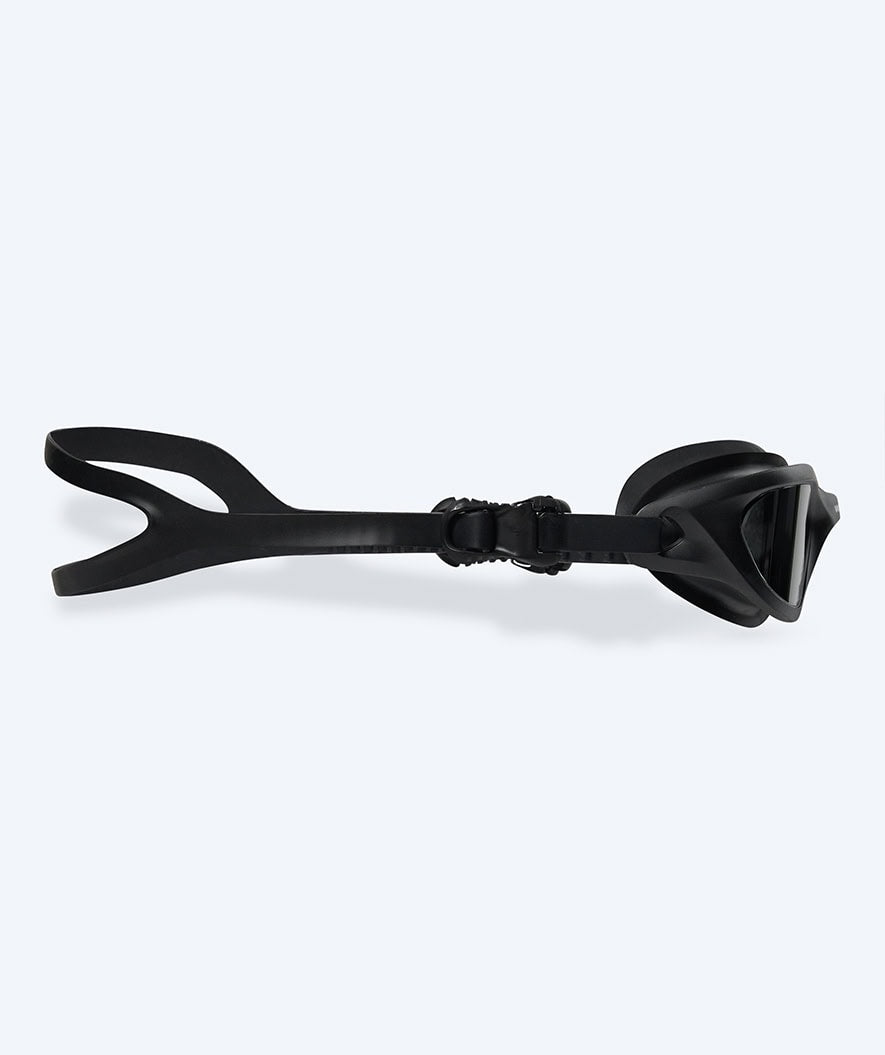 Watery training swimming goggles - Sonar - Black (Smoke lens)