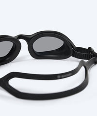 Watery exercise swim goggles - Sonar - Black (Smoke lens)