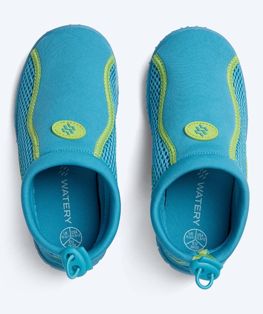 Watery swim shoes for kids - Spinner - Blue/green