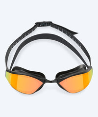 Watery Elite swim goggles - Storm Racer Mirror - Black/gold
