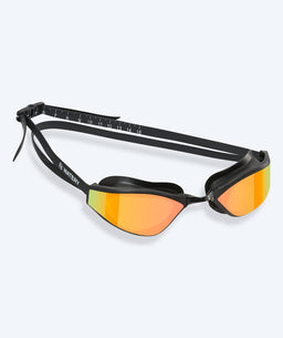 Watery Elite swim goggles - Storm Racer Mirror - Black/gold