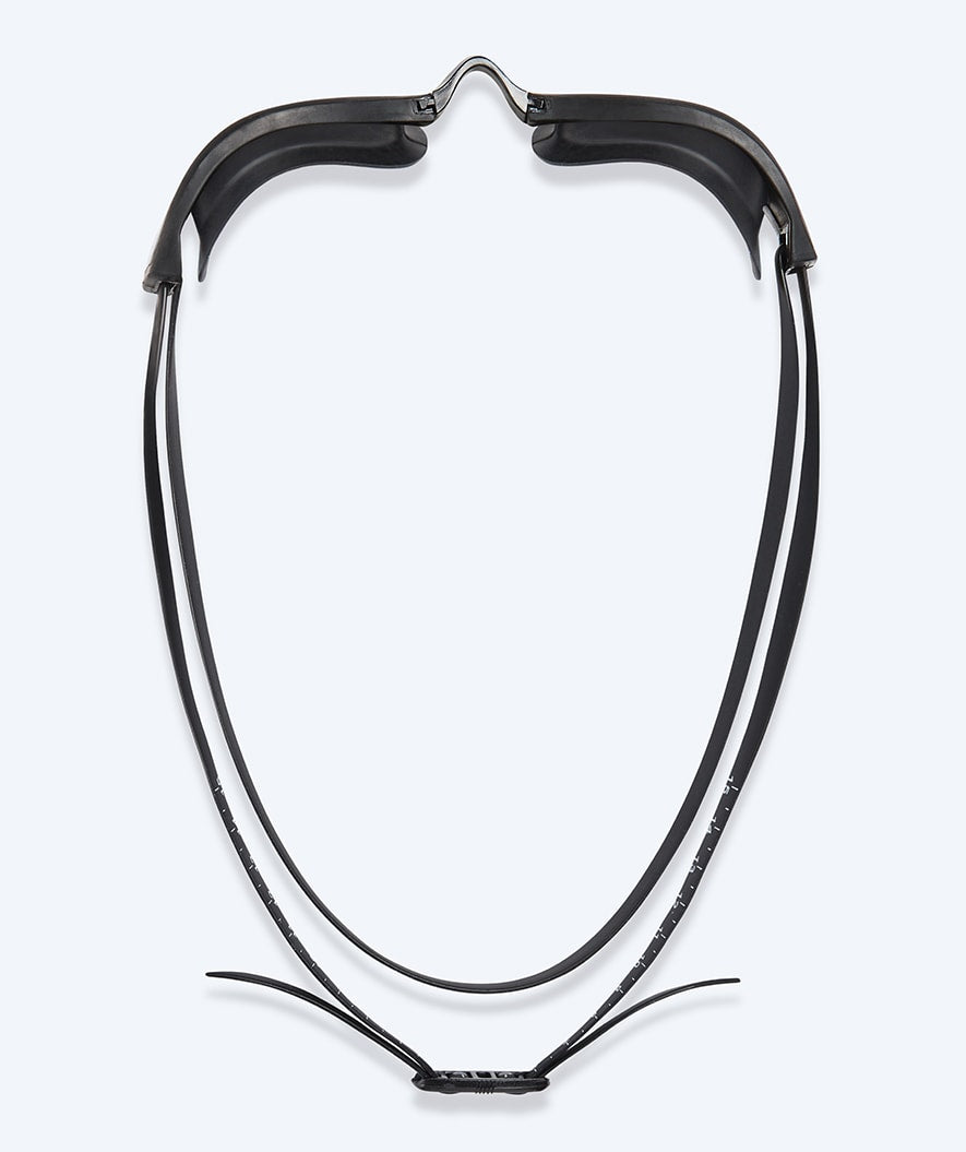 Watery Elite swimming goggles - Storm Racer Mirror - Black/silver