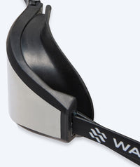 Watery Elite swimming goggles - Storm Racer Mirror - Black/silver