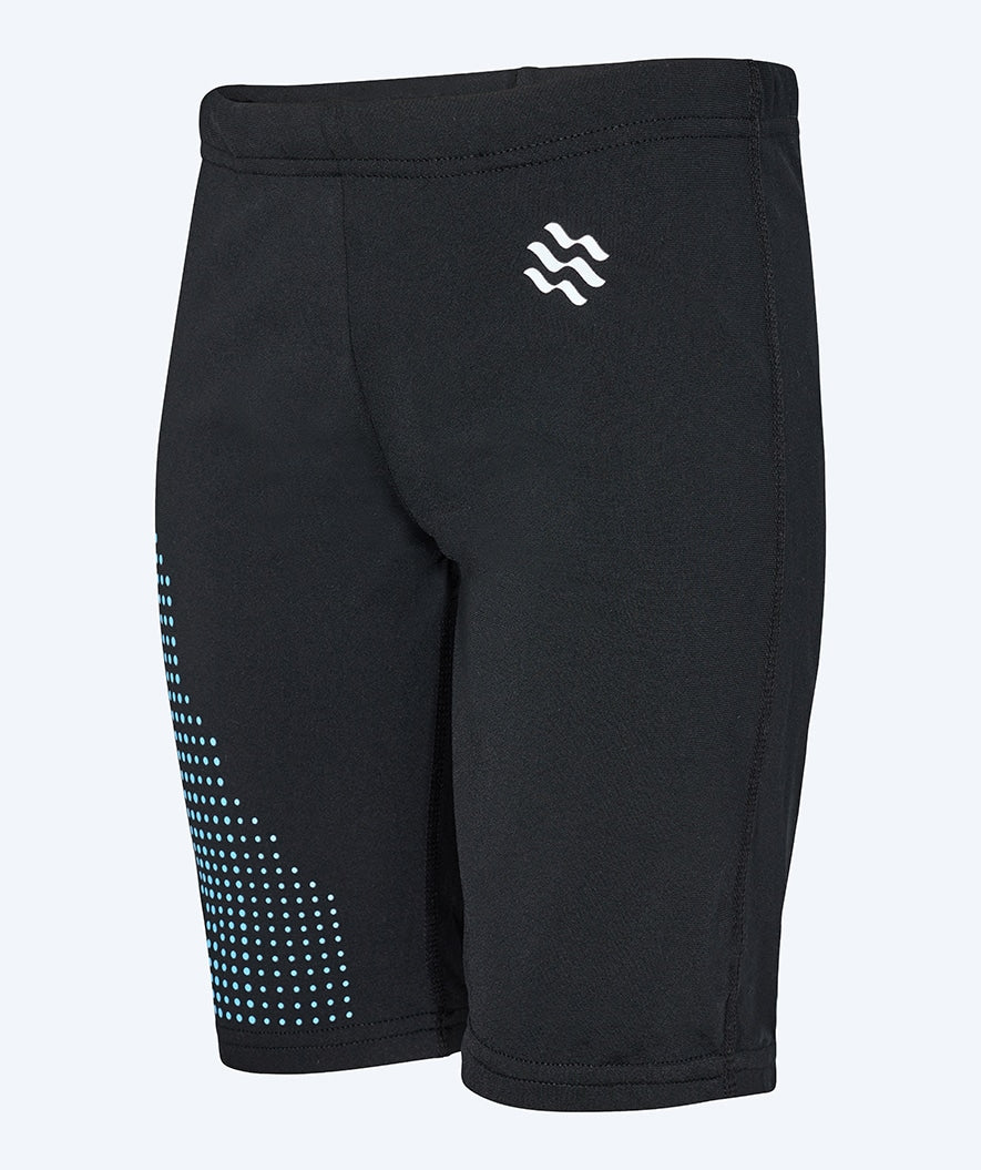 Watery long swim trunks for boys - Surfy Eco - Blue Picks