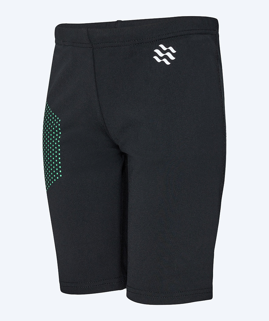 Watery long swim trunks for boys - Green Corner