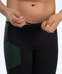 Watery long swim trunks for boys - Green Corner