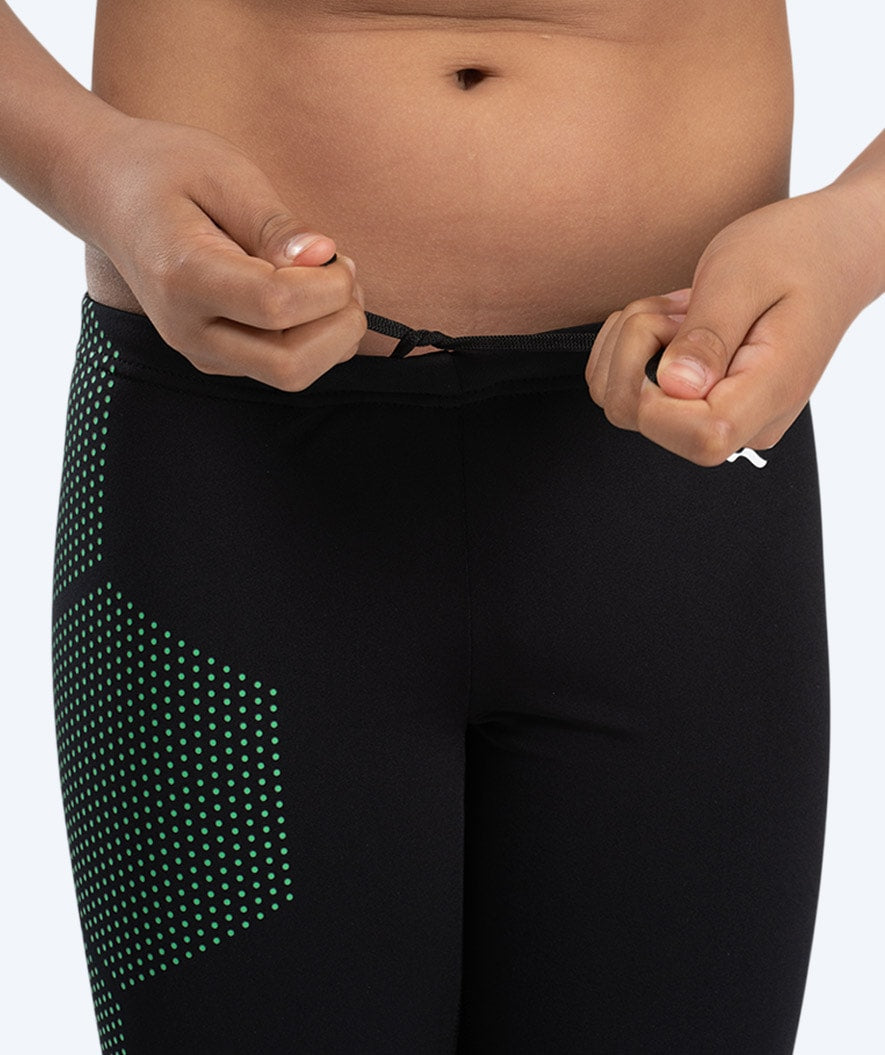 Watery long swim trunks for boys - Green Corner