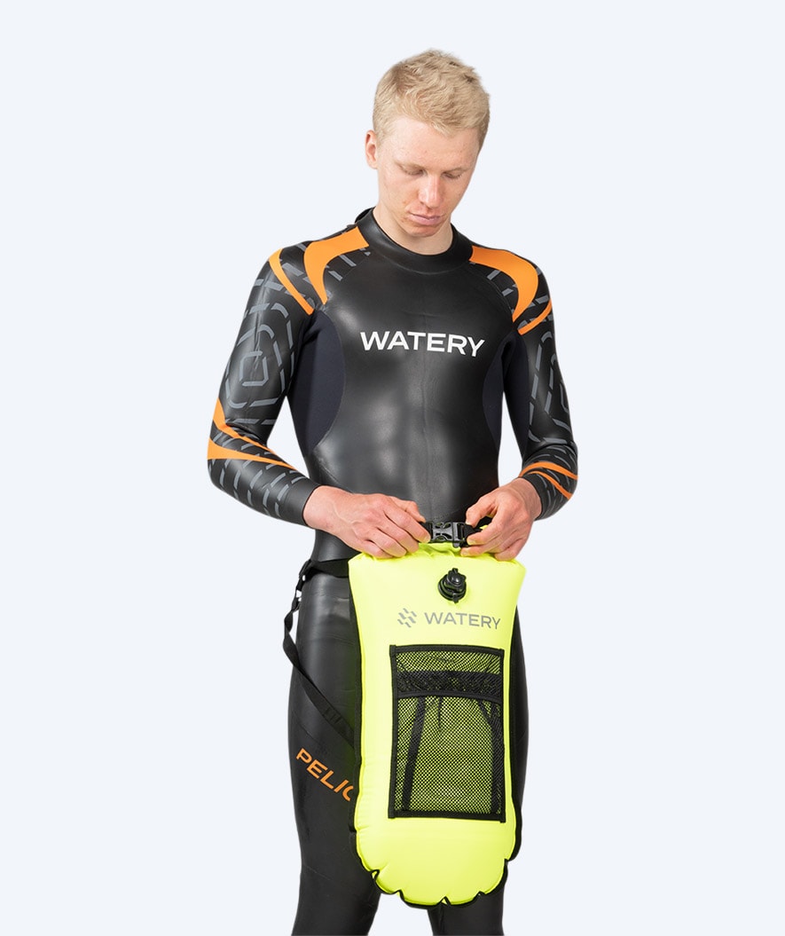 Watery sea bag for swimming - Pro 28L - Fluo Yellow
