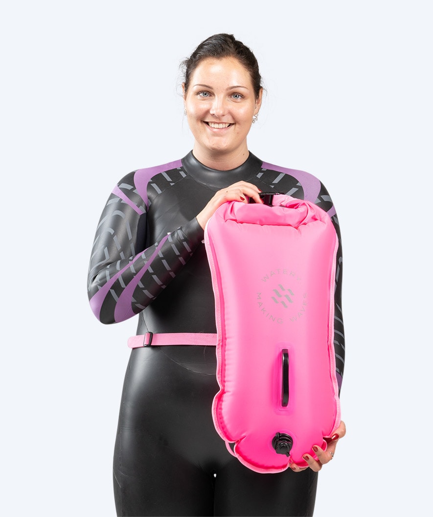 Watery sea bag - Swim Buoy & Dry Bag 28L - Pink