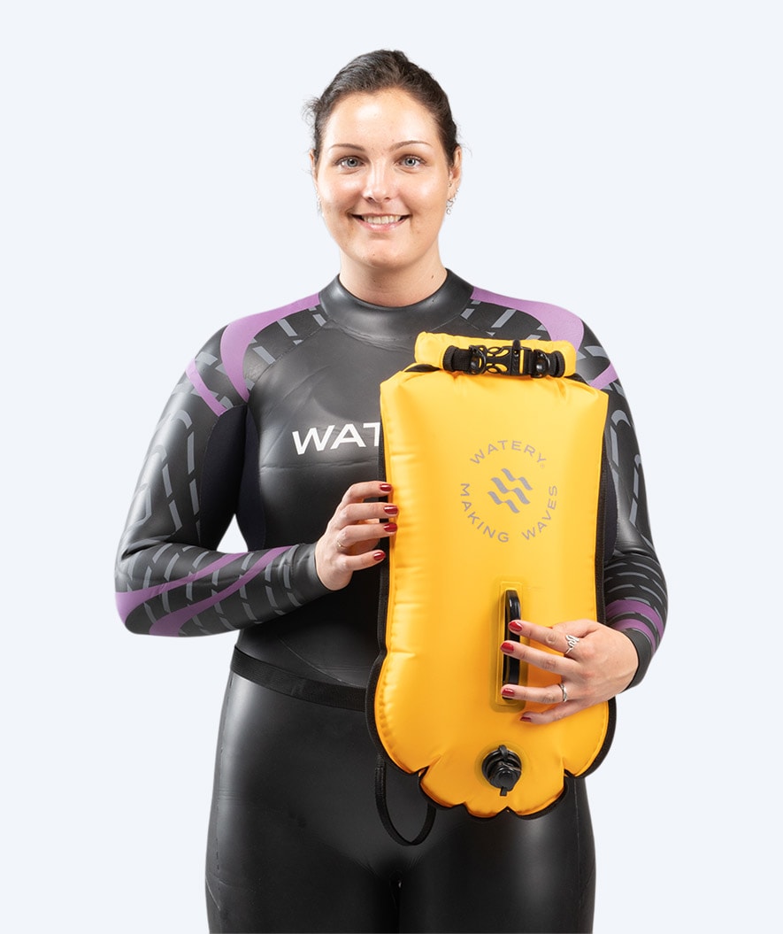 Watery swim buoy - Swim Buoy & Dry Bag 28L - Yellow