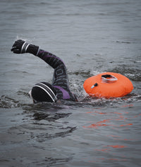 Watery swim buoy for swimming - Donut - Orange