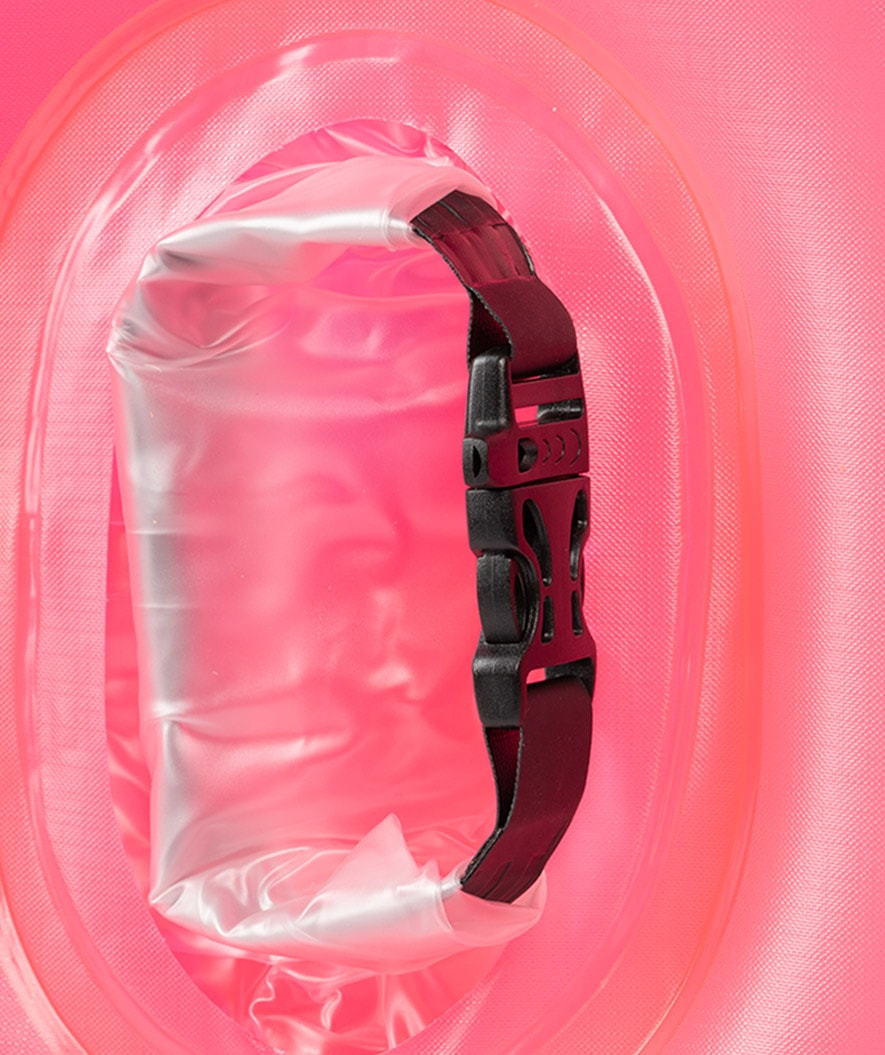 Watery swim buoy for swimming - Donut - Pink