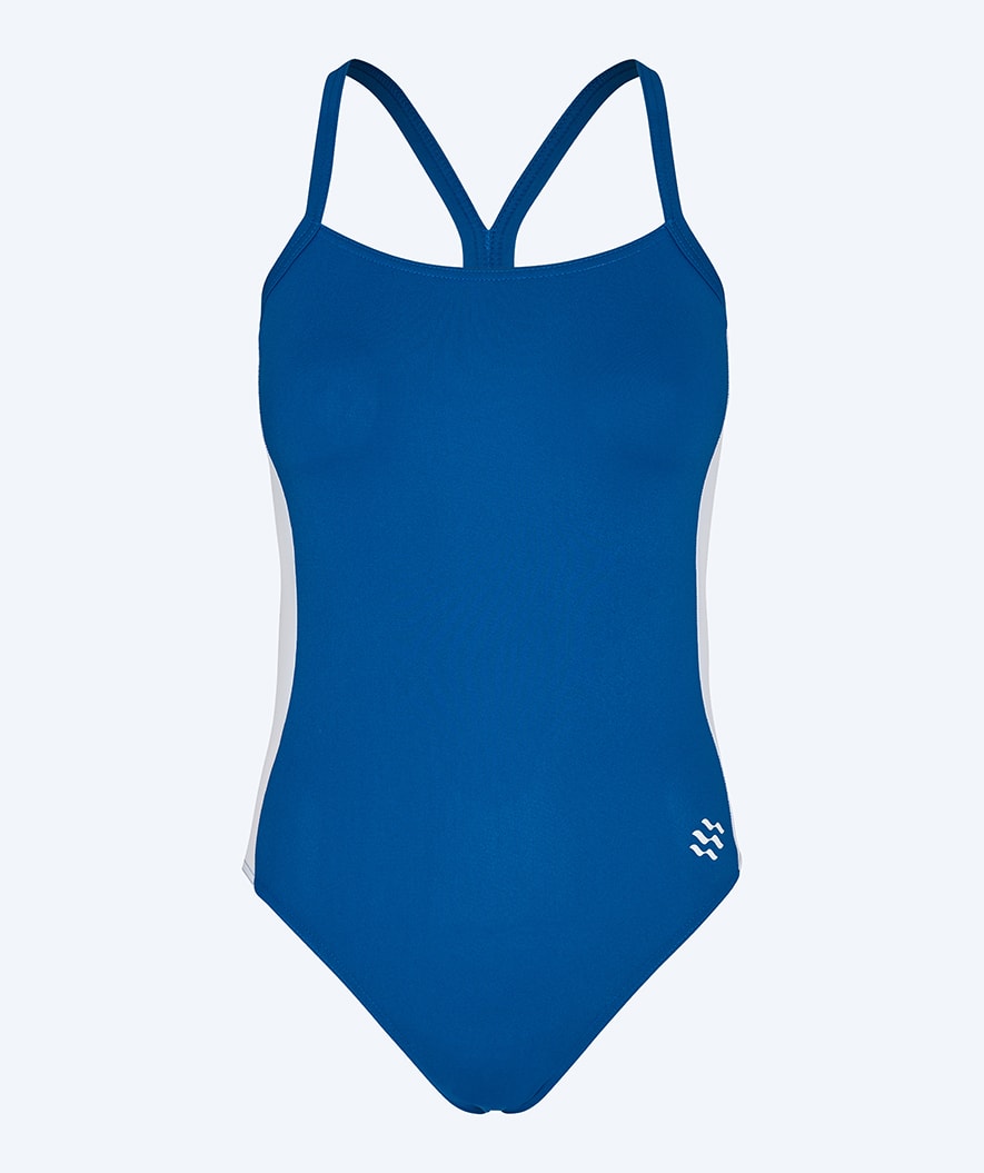 Watery swimsuit for women - Sidestroke Solid - Dark blue